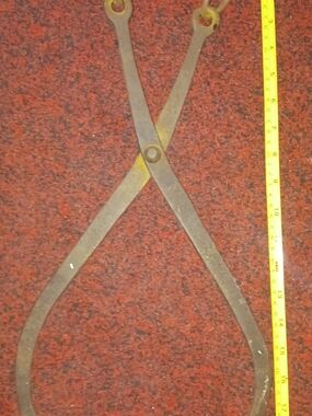 D.DePrez Antique Industrial Ice Tongs